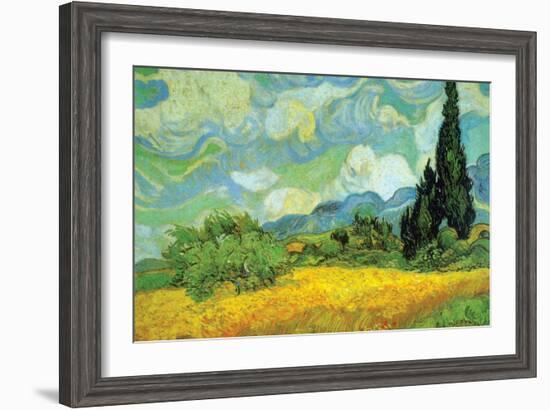 Cypresses-Vincent van Gogh-Framed Art Print