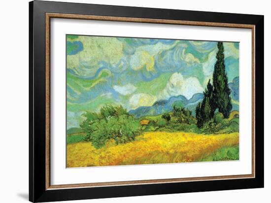 Cypresses-Vincent van Gogh-Framed Art Print