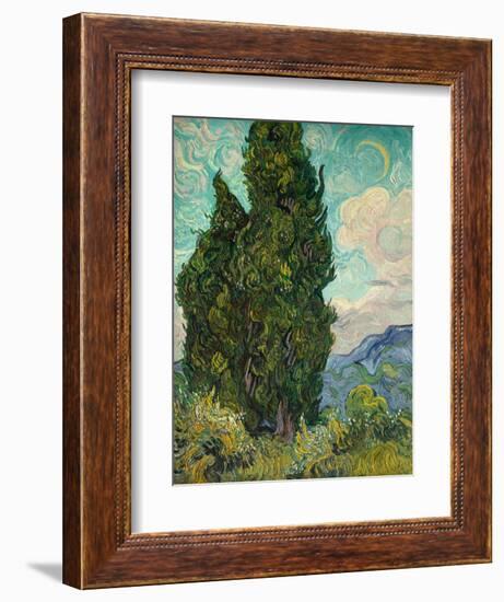 Cypresses-Vincent van Gogh-Framed Giclee Print