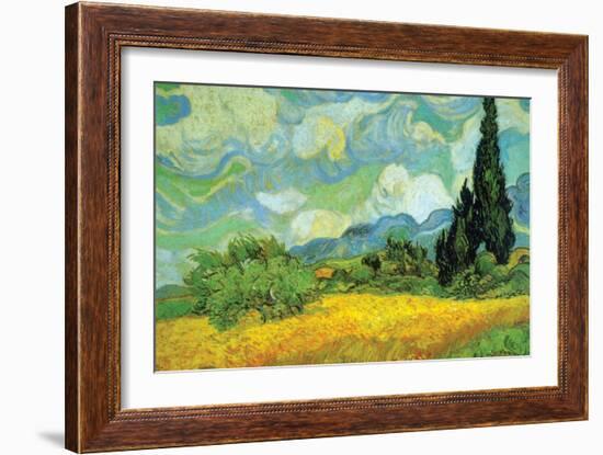 Cypresses-Vincent van Gogh-Framed Art Print