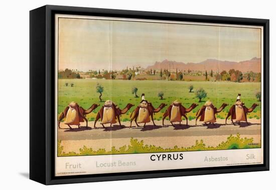 Cyprus: Fruit - Locust Beans - Asbestos - Silk, from the Series 'Some Empire Islands'-Keith Henderson-Framed Premier Image Canvas