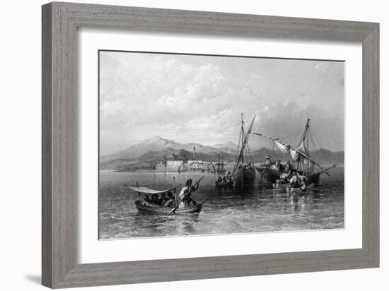 Cyprus, Larnaca-WH Bartlett-Framed Premium Giclee Print