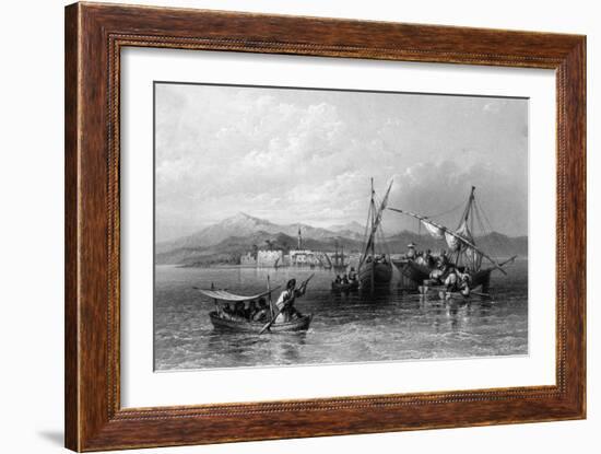 Cyprus, Larnaca-WH Bartlett-Framed Premium Giclee Print