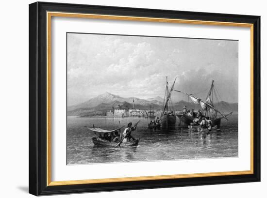 Cyprus, Larnaca-WH Bartlett-Framed Premium Giclee Print