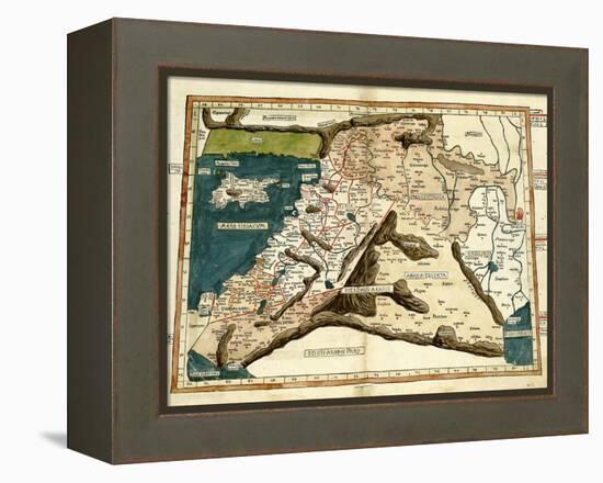 Cyprus, Syria, Babylonia and Judea-Ptolemy-Framed Stretched Canvas