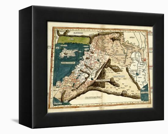 Cyprus, Syria, Babylonia and Judea-Ptolemy-Framed Stretched Canvas