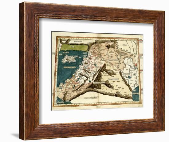 Cyprus, Syria, Babylonia and Judea-Ptolemy-Framed Art Print