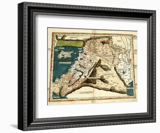 Cyprus, Syria, Babylonia and Judea-Ptolemy-Framed Art Print