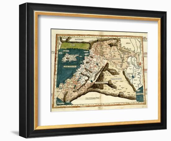 Cyprus, Syria, Babylonia and Judea-Ptolemy-Framed Art Print