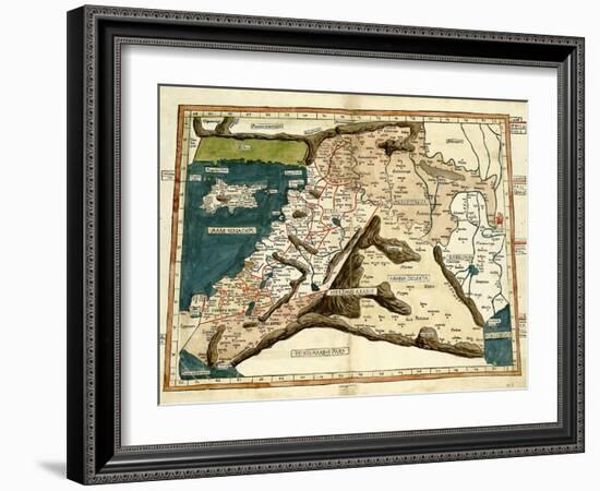 Cyprus, Syria, Babylonia and Judea-Ptolemy-Framed Art Print