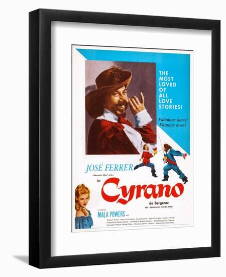 Cyrano De Bergerac-null-Framed Premium Giclee Print