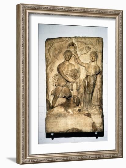 Cyrene crowned by Libya, c120-140-Unknown-Framed Giclee Print