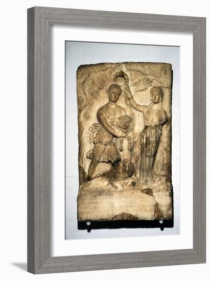 Cyrene crowned by Libya, c120-140-Unknown-Framed Giclee Print