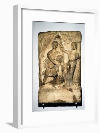 Cyrene crowned by Libya, c120-140-Unknown-Framed Giclee Print