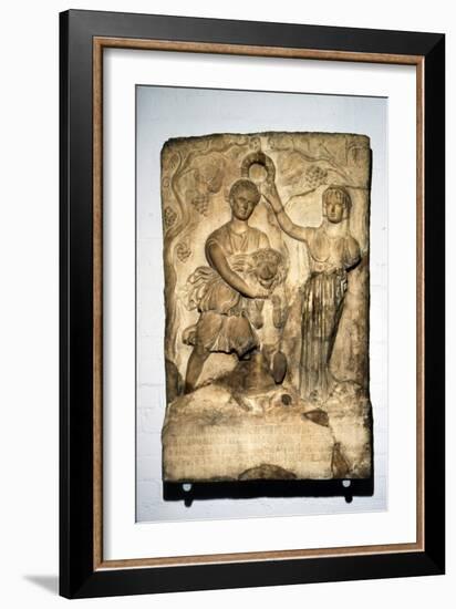 Cyrene crowned by Libya, c120-140-Unknown-Framed Giclee Print