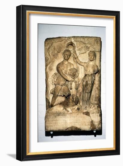 Cyrene crowned by Libya, c120-140-Unknown-Framed Giclee Print