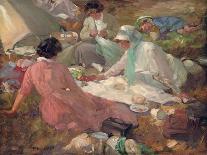 The Picnic (Oil on Canvas)-Cyrus Cuneo-Giclee Print