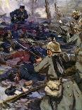 World War I- The Russians cross the Carpathians-Cyrus Cuneo-Giclee Print