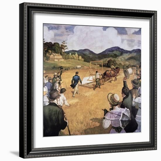 Cyrus H. Mccormick-Newell Convers Wyeth-Framed Giclee Print