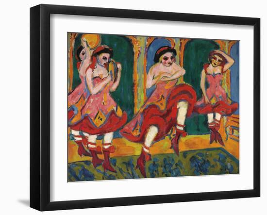 Czardas Dancers-Ernst Ludwig Kirchner-Framed Giclee Print