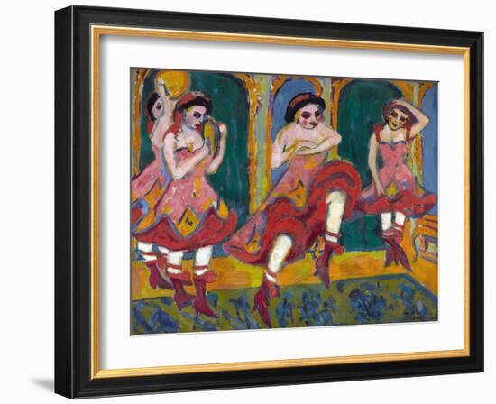 Czardas Dancers-Ernst Ludwig Kirchner-Framed Giclee Print