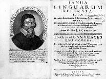 Frontispiece and Titlepage to 'Janua Linguarum Reserata' with a Portrait of Jan Amos Komensky-Czech-Giclee Print