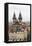 Czech Republic, Bohemia, Prague. Old Town Square with Tyn Cathedral-Emily Wilson-Framed Premier Image Canvas