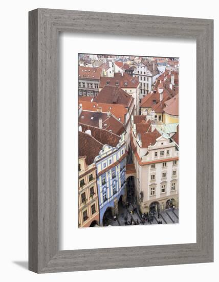 Czech Republic, Bohemia, Prague. Prague Central Square-Emily Wilson-Framed Photographic Print