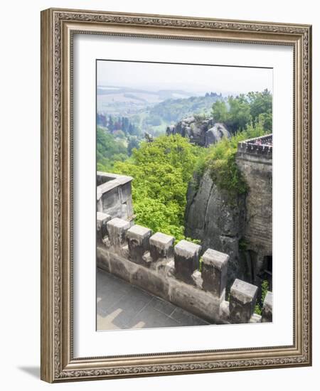 Czech Republic. Boulder area taken from the Zamecky Hotel.-Julie Eggers-Framed Photographic Print