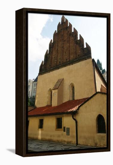 Czech Republic. Prague. Old New Synagogue. Gothic, 13th Century. Josefov (Jewish Quater)-null-Framed Premier Image Canvas