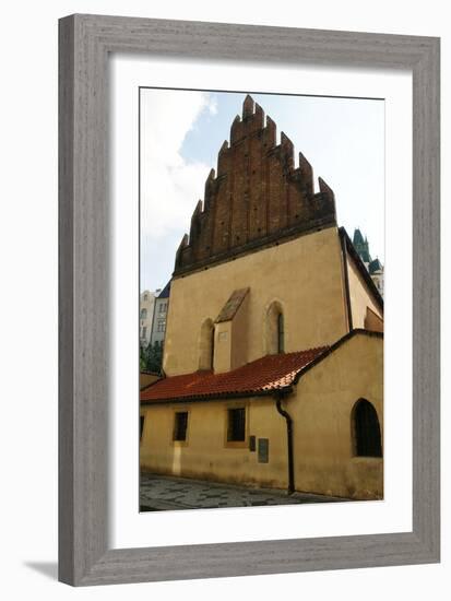 Czech Republic. Prague. Old New Synagogue. Gothic, 13th Century. Josefov (Jewish Quater)-null-Framed Photographic Print