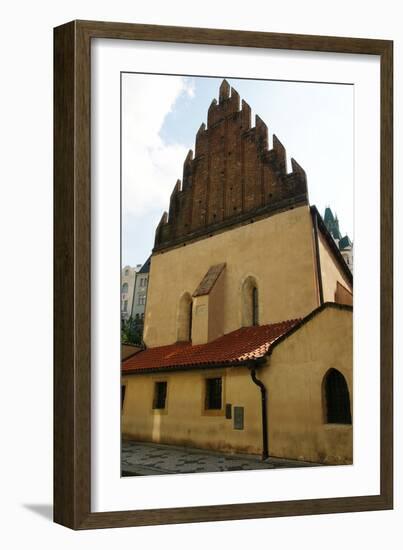 Czech Republic. Prague. Old New Synagogue. Gothic, 13th Century. Josefov (Jewish Quater)-null-Framed Photographic Print