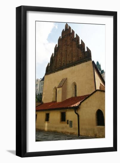 Czech Republic. Prague. Old New Synagogue. Gothic, 13th Century. Josefov (Jewish Quater)-null-Framed Photographic Print