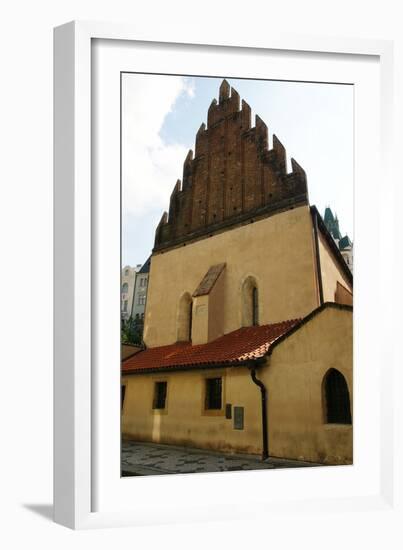 Czech Republic. Prague. Old New Synagogue. Gothic, 13th Century. Josefov (Jewish Quater)-null-Framed Photographic Print