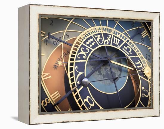 Czech Republic, Prague, Stare Mesto (Old Town), Astronomical Clock-Michele Falzone-Framed Premier Image Canvas