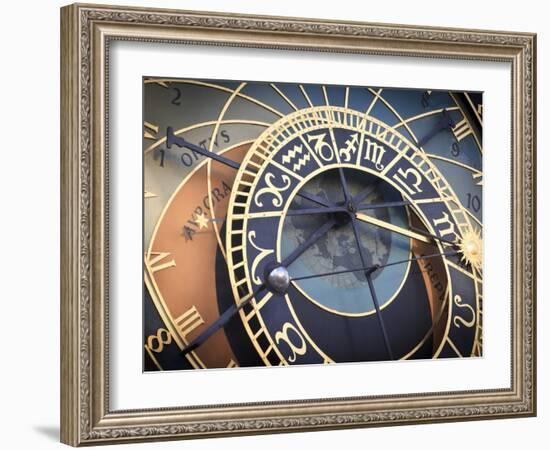 Czech Republic, Prague, Stare Mesto (Old Town), Astronomical Clock-Michele Falzone-Framed Photographic Print