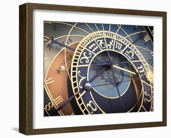 Czech Republic, Prague, Stare Mesto (Old Town), Astronomical Clock-Michele Falzone-Framed Photographic Print