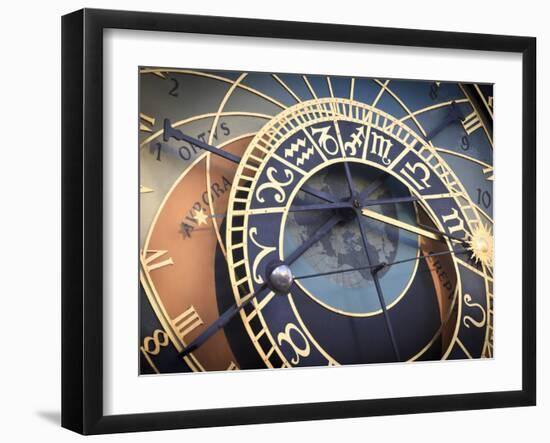 Czech Republic, Prague, Stare Mesto (Old Town), Astronomical Clock-Michele Falzone-Framed Photographic Print