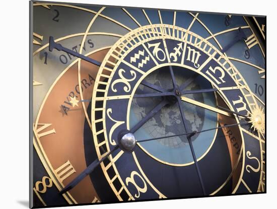 Czech Republic, Prague, Stare Mesto (Old Town), Astronomical Clock-Michele Falzone-Mounted Photographic Print