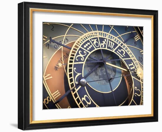 Czech Republic, Prague, Stare Mesto (Old Town), Astronomical Clock-Michele Falzone-Framed Photographic Print