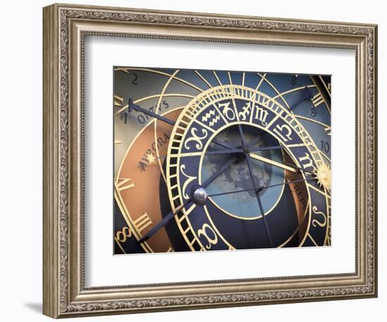 Czech Republic, Prague, Stare Mesto (Old Town), Astronomical Clock-Michele Falzone-Framed Photographic Print