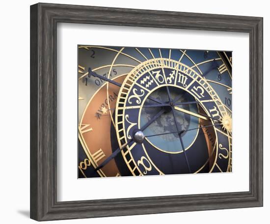 Czech Republic, Prague, Stare Mesto (Old Town), Astronomical Clock-Michele Falzone-Framed Photographic Print