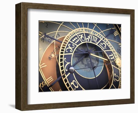 Czech Republic, Prague, Stare Mesto (Old Town), Astronomical Clock-Michele Falzone-Framed Photographic Print