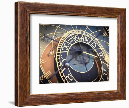 Czech Republic, Prague, Stare Mesto (Old Town), Astronomical Clock-Michele Falzone-Framed Photographic Print