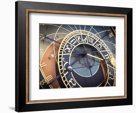 Czech Republic, Prague, Stare Mesto (Old Town), Astronomical Clock-Michele Falzone-Framed Photographic Print