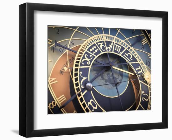 Czech Republic, Prague, Stare Mesto (Old Town), Astronomical Clock-Michele Falzone-Framed Photographic Print