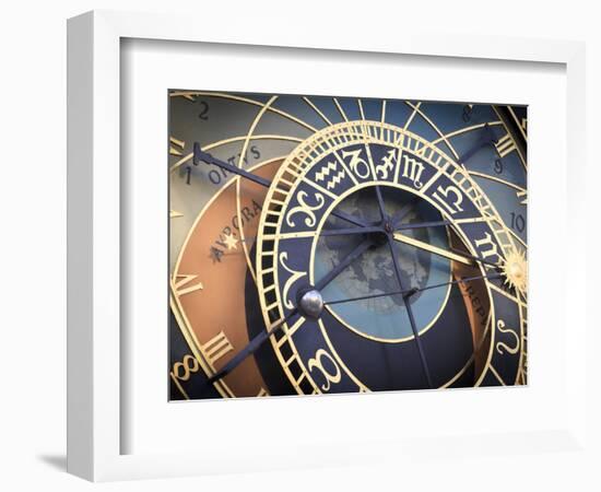 Czech Republic, Prague, Stare Mesto (Old Town), Astronomical Clock-Michele Falzone-Framed Photographic Print