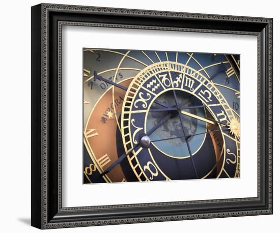 Czech Republic, Prague, Stare Mesto (Old Town), Astronomical Clock-Michele Falzone-Framed Photographic Print