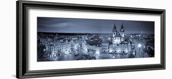 Czech Republic, Prague, Stare Mesto (Old Town), Old Town Square and Church of Our Lady before Tyn-Michele Falzone-Framed Photographic Print