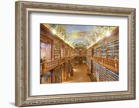 Czech Republic Prague, Strahov Monastery Library - the Philosophical Hall-null-Framed Photographic Print